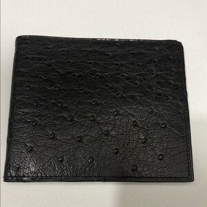 Black Leather Men's Wallet